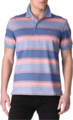 HUGO BOSS Cotton-piqué polo shirt