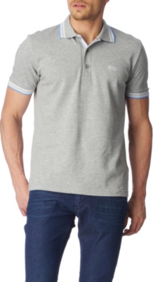 HUGO BOSS Paddy contrasting-trim polo shirt