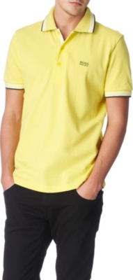 HUGO BOSS Paddy contrasting-trim polo shirt