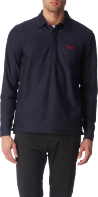 HUGO BOSS Partin long-sleeved rugby top