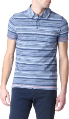 HUGO BOSS Picasso striped polo shirt