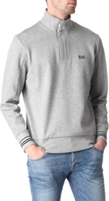 HUGO BOSS Striped-cuffs sweatshirt