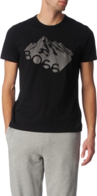 HUGO BOSS Mountain logo t-shirt