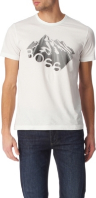 HUGO BOSS Mountain logo t-shirt