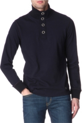 HUGO BOSS Cotton long-sleeved top