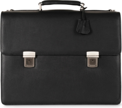 LEONHARD HEYDEN Three-pocket briefcase