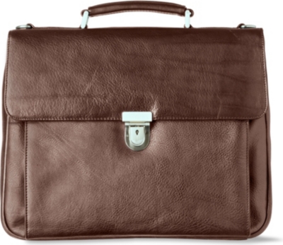 LH Leather briefcase (Brown