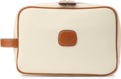 BRICS Bojola leather wash bag