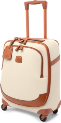 brics leather suitcase