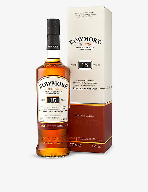 BOWMORE: 15-year-old single malt Scotch whisky 700ml