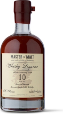 MASTER OF MALT 10 year old single malt whisky liqueur 700ml