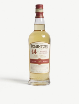 TOMINTOUL 14 year old single malt Scotch whisky 700ml