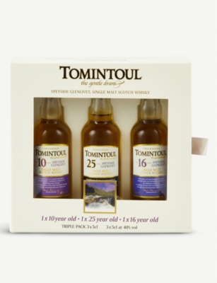 TOMINTOUL Whisky miniature gift pack 150ml
