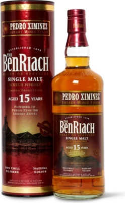 BENRIACH 15 year old Pedro Ximinez single malt Scotch whisky 700ml