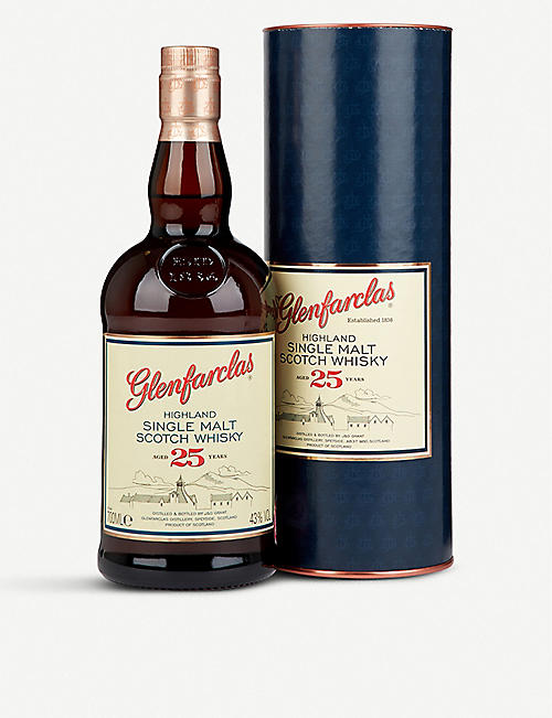 GLENFARCLAS: Glenfarclas 25-year-old single malt Scotch whisky 700ml