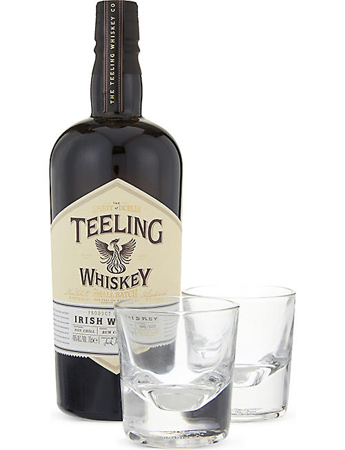 TEELING: Small Batch Irish whisky glass set 700ml