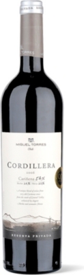 TORRES Cordillera Carinena Shiraz 750ml