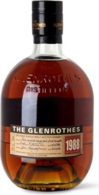GLENROTHES 1988 single male Scotch whisky 700ml