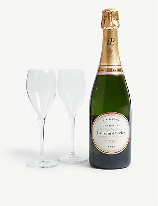 LAURENT PERRIER: Brut NV champagne gift set