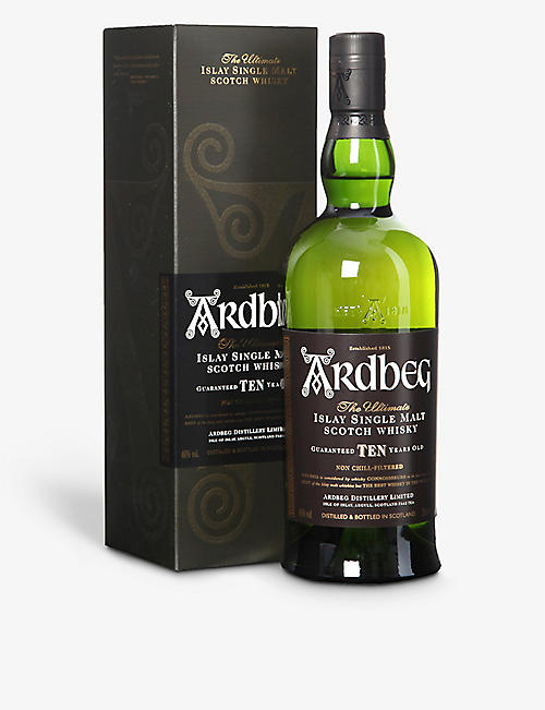 ARDBEG: 10-year-old single malt Scotch whisky 700ml