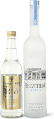 BELVEDERE Vodka and tonic gift set 700ml