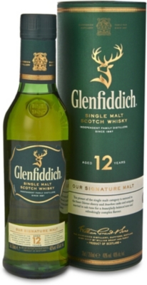 GLENFIDDICH: 12-year-old single malt Scotch whisky 350ml