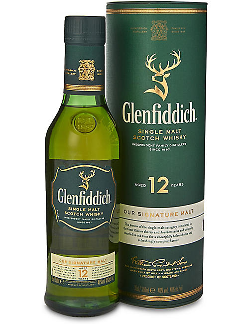 GLENFIDDICH: 12-year-old single malt Scotch whisky 350ml