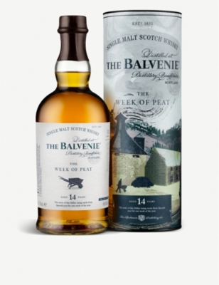 BALVENIE: The Week of Peat 14-year-old single malt Scotch whisky 700ml