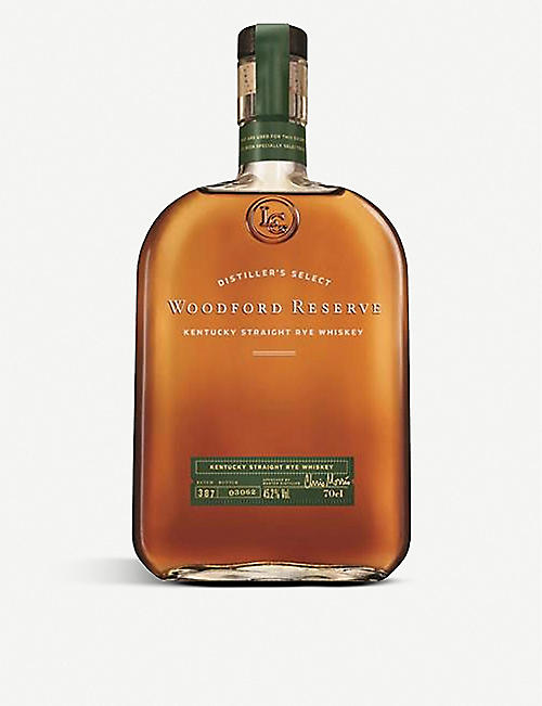 WOODFORD: Kentucky straight rye whiskey 700ml