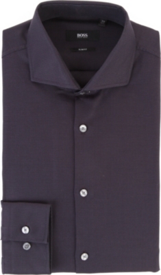 HUGO BOSS Jason pin-dot single-cuff dress shirt