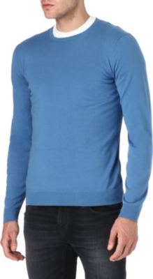 HUGO BOSS Brantton knitted-cotton jumper