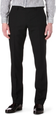 HUGO BOSS Court wool and cashmere-blend trousers
