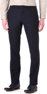 HUGO BOSS Court wool and cashmere-blend trousers