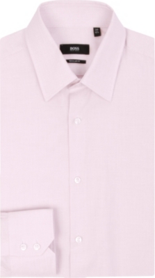 HUGO BOSS Enzo regular-fit micro-check shirt
