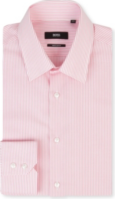 HUGO BOSS Enzo regular-fit single-cuff shirt
