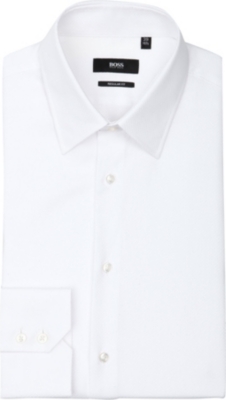 HUGO BOSS Enzo regular-fit single-cuff shirt