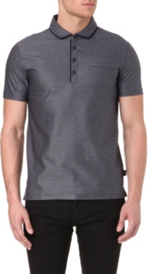 HUGO BOSS Fontana jacquard polo shirt