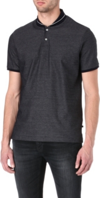 HUGO BOSS Giacomo jacquard polo shirt