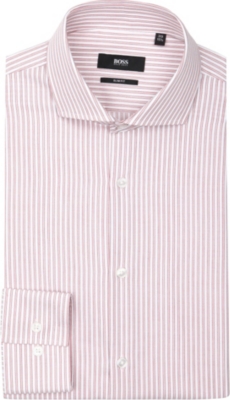 HUGO BOSS Jason slim-fit striped shirt