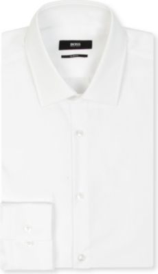 HUGO BOSS Jenno slim-fit single-cuff shirt