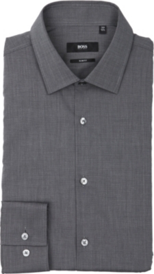 HUGO BOSS Jenno slim-fit single-cuff shirt