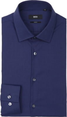 HUGO BOSS Jenno slim-fit single-cuff shirt
