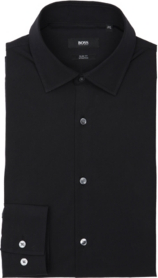 HUGO BOSS Jenno slim-fit single-cuff shirt