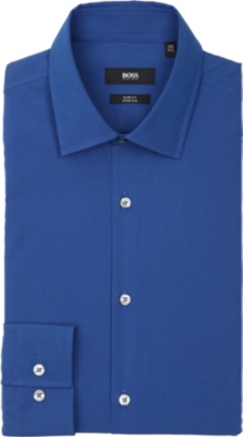 HUGO BOSS Jenno slim-fit single-cuff shirt