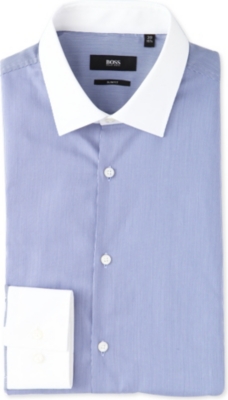 HUGO BOSS Jonne slim-fit single-cuff shirt