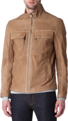 HUGO BOSS Nembi leather jacket