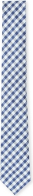 HUGO BOSS Gingham-check tie