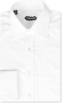 TOM FORD Classic-fit double-cuff shirt