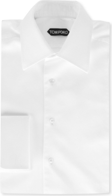TOM FORD Classic-fit double-cuff dress shirt