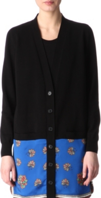 GIVENCHY Contrast-hem cardigan